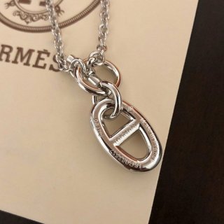 ☆Super popular☆Hermes Chaine d'Ancre necklace silver copy erc07335