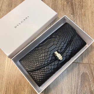 Free shipping Bulgari Serpenti Forever Large Wallet Replica Bus38317
