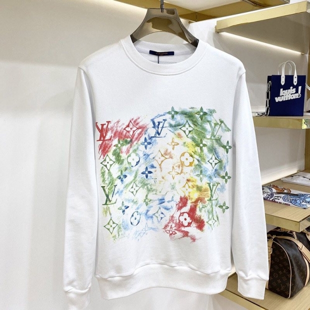 Louis Vuitton ☆ Printed Replica Sweatshirt vuk30256