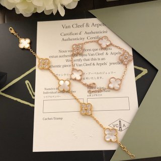 Not available in Japan Van Cleef & Arpels Replica Vintage Alhambra Bracelet 5 Motifs van72153