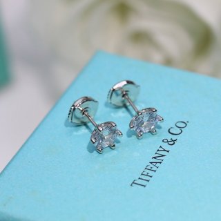 Rare Tiffany Diamond by the Yard Earrings Tiz19239