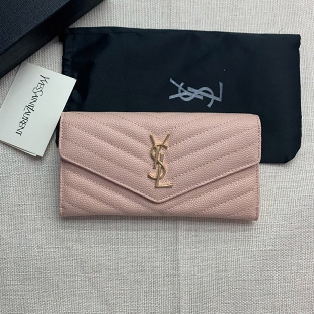 Very popular! Saint Laurent Uptown Large Wallet Sax05172