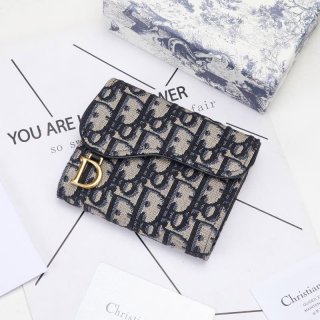 Eye-catching color [Dior] SADDLE D compact wallet replica dea51972