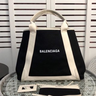 Free shipping Balenciaga Navy Cabas Replica M Tote Black x Beige Balenciaga Fake bab31528