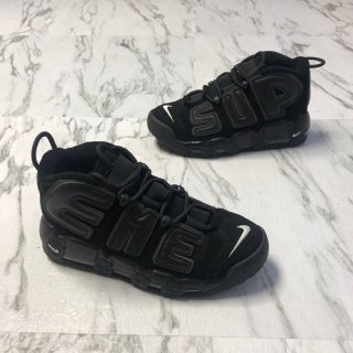 Cute Supreme Nike More Up Tempo Replica Black 902290001