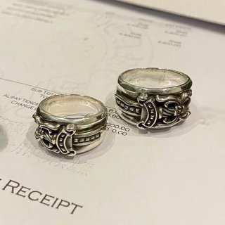Hard to find! Chrome Hearts Dagger Ring Replica CH Cross Kug10972