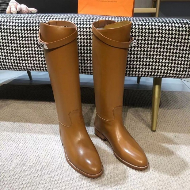 Classic Hermes Jumping boots in calfskin, imitation, 2 colors, eru67904