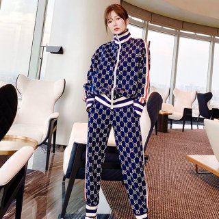 Very popular!! New color Gucci tracksuit, cheap replica [top and bottom set] GG jacquard cotton gue78238