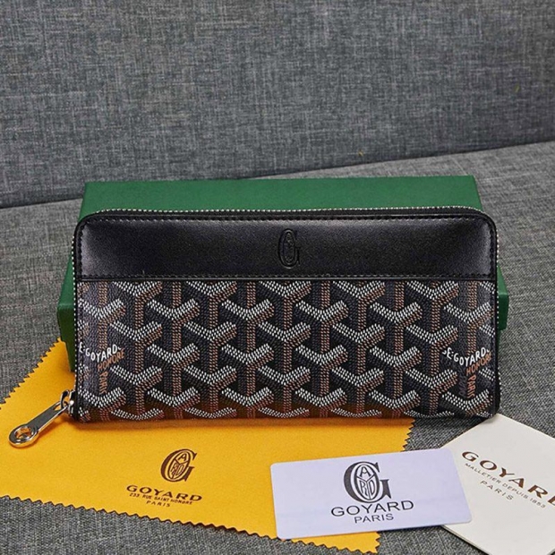 Rare color Goyard Matignon GM long wallet replica special color Gos98218