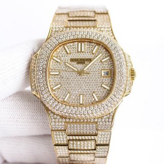 Sure to sell out: Patek Philippe Nautilus full diamond replica pas30880