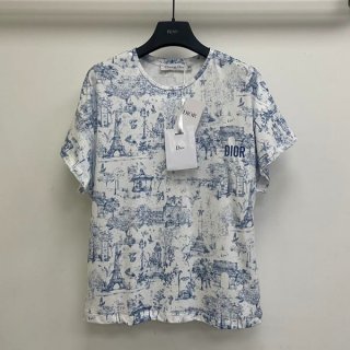 Perfect gift: Dior replica Paris motif T-shirt dey19397