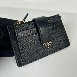 Very popular! Prada Saffiano leather card holder mini wallet replica pub66966