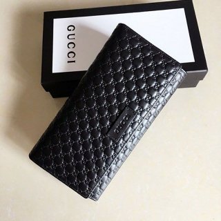 Gucci Men's Long Wallet Replica Women's Guccissima GG 449393-BMJ1G-1000
