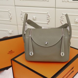 2021SS Hermes Lindy 26 Handbag Replica Silver Hardware he26129