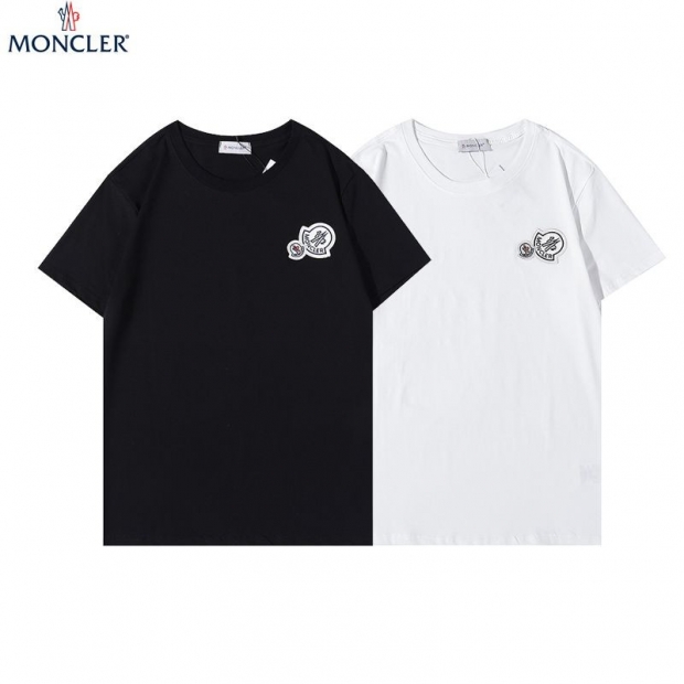 Very popular worldwide? Moncler double logo T-shirt replica 2 colors mok37227