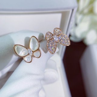 New for Autumn/Winter Van Cleef & Arpels De Papillon 2 Butterfly Ring VCARO7AL00