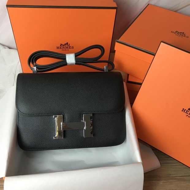Hermes Constance 3 24 Epson replica silver hardware he26097