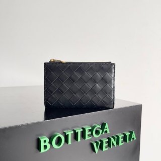 Love at first sight? Bottega Veneta Medium Intrecciato Bi-fold Zipper Wallet Replica 667468VCp