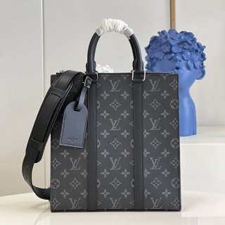 ★Popular★Louis Vuitton Cross Flat Tote Bag Replica Black M46098