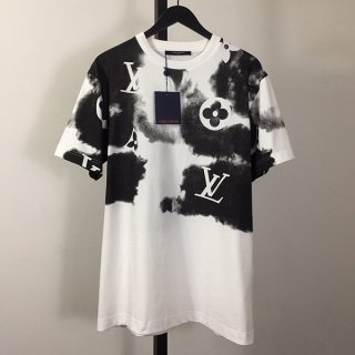 "Unique tie-dye pattern!" Louis Vuitton Shibori T-shirt replica vup62085