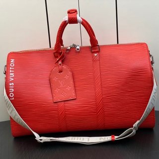 Tracked Louis Vuitton Keepall Bandouliere 50 Replica Bag M23721