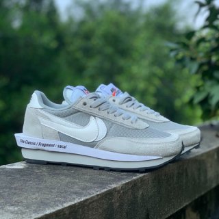 Sale New Fragment x Sacai x Nike LD Waffle Copy Light Smoke Grey DH2684_001