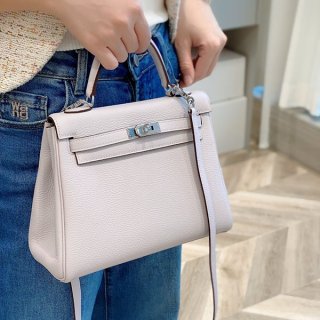 Hermes Kelly Replica 25cm Inner Stitching Silver Hardware eri04728
