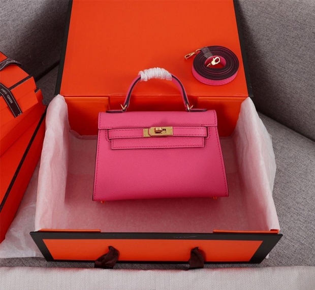 21 Spring/Summer Hermes Kelly Mini 2 Kazak Replica Epson Gold Hardware he26116