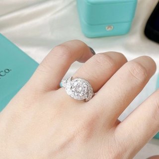 ★Tiffany Schlumberger ring with diamonds, safe shipping with tracking, Tiy50673