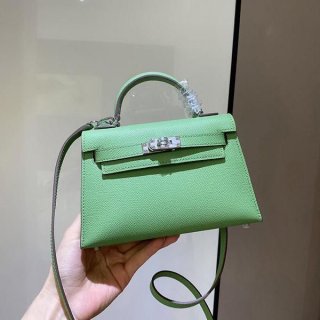 Hermes Replica Kelly Mini 2 Kazak Epson Silver Hardware he19016