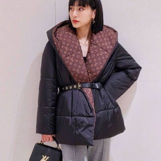 No. 1 in cumulative sales! Louis Vuitton wrap coat down jacket replica vuu20284