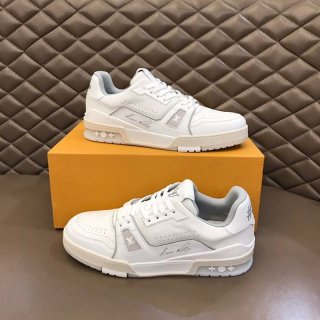 Love at first sight? ☆Louis Vuitton★LV Trainer Line Replica Sneakers White 1A8WB5