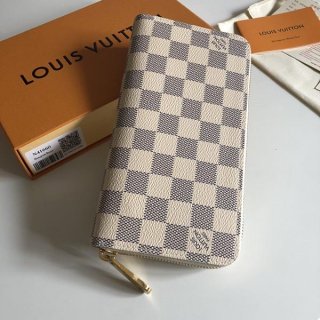 Louis Vuitton Zippy Wallet Replica New Damier Azur N41660