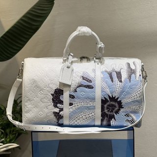Perfect as a gift: Louis Vuitton x Yayoi Kusama collaboration replica Keepall Bandouliere 50 M21678