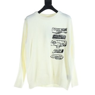 Dior Archives Labels Sweater Knit Copy with Tracking DED56904