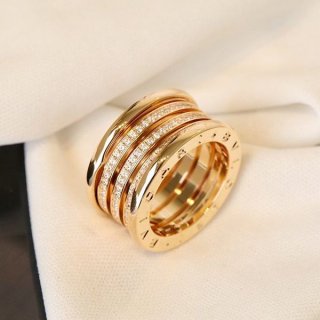 Very popular! Bulgari diamond ring B.zero1 yellow gold kal50636