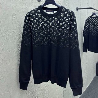 Free shipping Louis Vuitton cotton crew neck replica monogram vuy58910