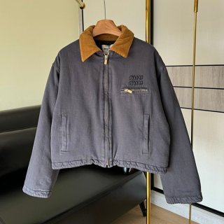Latest and stylish Miu Miu chambray jacket replica mya20643
