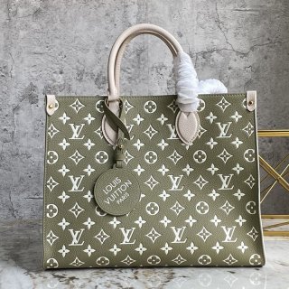Free shipping New Louis Vuitton On the Go MM Replica Monogram Tote Bag M46128