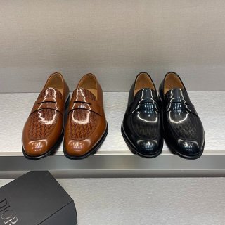Dior Replica Oblique Gradient Polished Calfskin Loafers 2 Colors dea64271