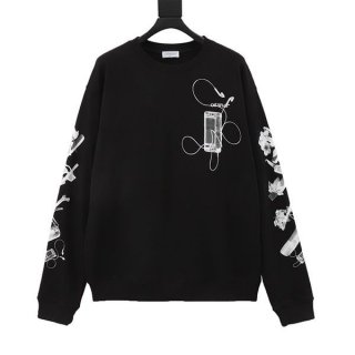 2025 Super Popular! Off-White Copy Logo Print Crew Neck Sweatshirt ofv74782