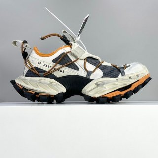 Balenciaga Replica Men's Hike Sneakers in Beige/Orange bah21593