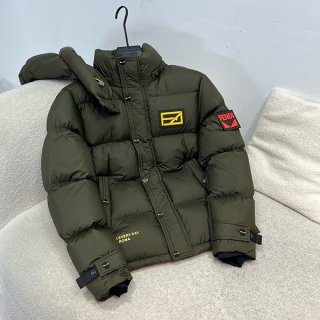 Fendi FF logo quilted down jacket replica fev65402