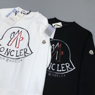 Classic Moncler rhinestone logo sweatshirt replica in 2 colors mot74329