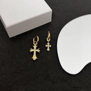 Popular classic Chrome Hearts cross earrings replica Kul65194