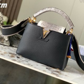Very popular all over the world? Louis Vuitton Capucines MINI copy handbag N80421