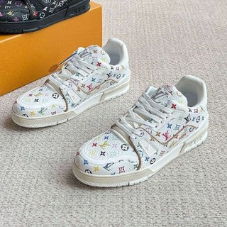 Extremely rare! Louis Vuitton x Takashi Murakami sneaker replica collaboration 1AHEKV
