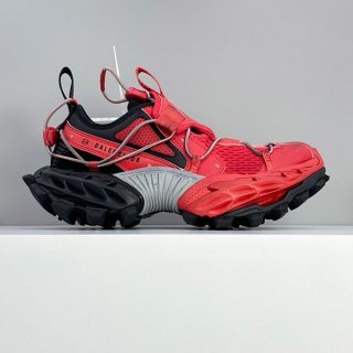 Balenciaga Replica Red/Black Men's Hike Sneakers bao24301