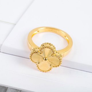 Van Cleef & Arpels Ring Replica Vintage Alhambra Y Gold VCARP6I300