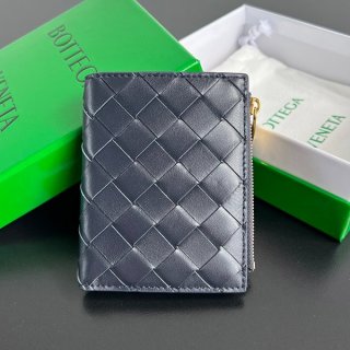 Bottega Veneta Intrecciato Small Bi-fold Wallet Replica boj92395